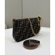 Fake Baguette Pouch 8BS073 Bag Coffee Replica