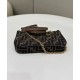 Fake Baguette Pouch 8BS073 Bag Coffee Replica