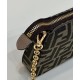 Fake Baguette Pouch 8BS073 Bag Coffee Replica