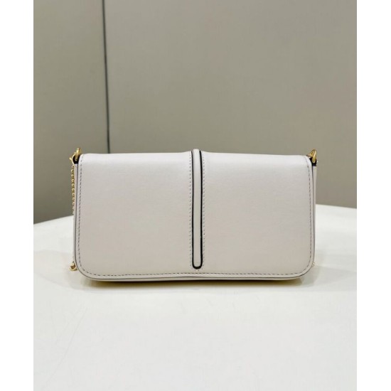 Replica Fgraphy Wallet On Chain 8BS076 Cream