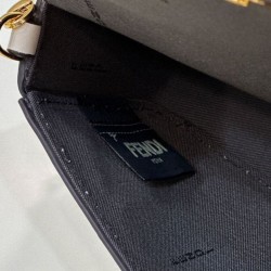 Replica Fgraphy Wallet On Chain 8BS076 Cream
