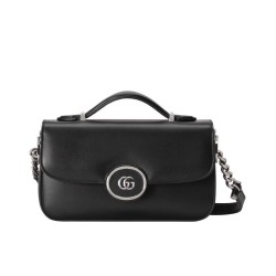 Replica Gucci Petite GG Mini Shoulder Bag 739722 Black