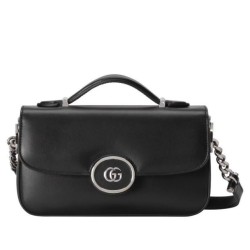 Replica Gucci Petite GG Mini Shoulder Bag 739722 Black