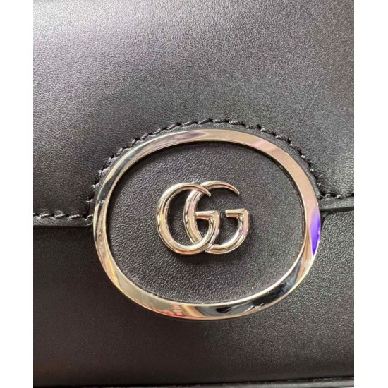 Fake Gucci Petite GG Mini Shoulder Bag 739722 Black Replica Replica Gucci Petite GG Mini Shoulder Bag 739722 Black