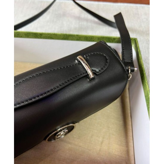 Fake Gucci Petite GG Mini Shoulder Bag 739722 Black Replica Replica Gucci Petite GG Mini Shoulder Bag 739722 Black