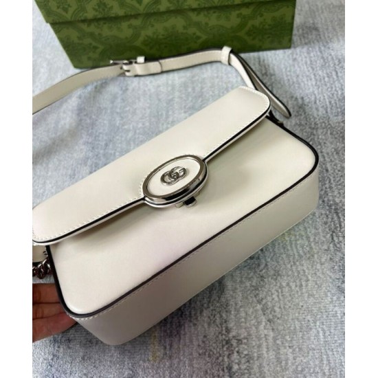 Replica Gucci Petite GG Mini Shoulder Bag 739722 Cream