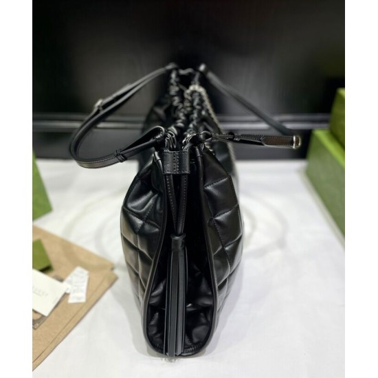 Replica Gucci Deco Medium Tote Bag 746210 Black