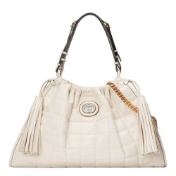 Replica Gucci Deco Medium Tote Bag 746210 Cream