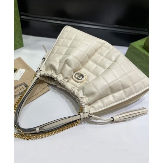 Replica Gucci Deco Medium Tote Bag 746210 Cream