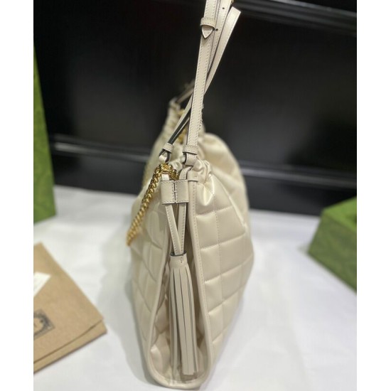 Replica Gucci Deco Medium Tote Bag 746210 Cream