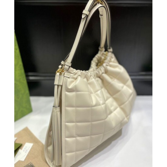 Replica Gucci Deco Medium Tote Bag 746210 Cream