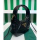 Fake Prada Nappa-leather Mini Bag With Topstitching 1BA384 Black Replica Replica Prada Nappa-leather Mini Bag With Topstitching 1BA384 Black
