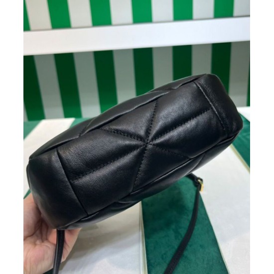 Fake Prada Nappa-leather Mini Bag With Topstitching 1BA384 Black Replica Replica Prada Nappa-leather Mini Bag With Topstitching 1BA384 Black