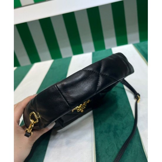 Fake Prada Nappa-leather Mini Bag With Topstitching 1BA384 Black Replica Replica Prada Nappa-leather Mini Bag With Topstitching 1BA384 Black