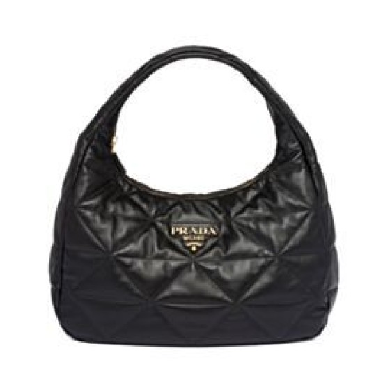 Fake Prada Large Topstitched Nappa-leather Bag 1BC183 Black Replica Replica Prada Large Topstitched Nappa-leather Bag 1BC183 Black