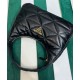 Fake Prada Large Topstitched Nappa-leather Bag 1BC183 Black Replica Replica Prada Large Topstitched Nappa-leather Bag 1BC183 Black
