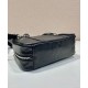 Replica Prada Medium Antique Nappa Leather Top Handle Bag 1BB092 Black Replica Prada Medium Antique Nappa Leather Top Handle Bag 1BB092 Black
