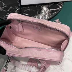 Fake Prada Medium Antique Nappa Leather Top Handle Bag 1BB092 Pink Replica