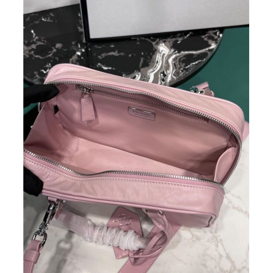 Fake Prada Medium Antique Nappa Leather Top Handle Bag 1BB092 Pink Replica Fake Prada Medium Antique Nappa Leather Top Handle Bag 1BB092 Pink Replica