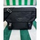 Replica Prada Re-Nylon And Saffiano Shoulder Bag 2VD052 Black Replica Prada Re-Nylon And Saffiano Shoulder Bag 2VD052 Black