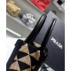 Replica Prada Symbole Jacquard Fabric Micro Bag Black Replica Prada Symbole Jacquard Fabric Micro Bag Black