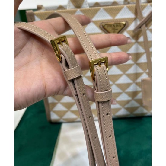 Replica Prada Small Prada Symbole Embroidered Fabric Handbag 1BA354 Cream Fake Prada Small Prada Symbole Embroidered Fabric Handbag 1BA354 Cream Replica