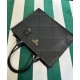 Replica Prada Large Leather Prada Symbole Bag With Topstitching 1BA377 Black Fake Prada Large Leather Prada Symbole Bag With Topstitching 1BA377 Black Replica