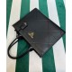 Fake Prada Medium Leather Prada Symbole Bag With Topstitching 1BA378 Black Replica Fake Prada Medium Leather Prada Symbole Bag With Topstitching 1BA378 Black Replica