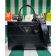 Replica Prada Small leather Prada Symbole Bag With Topstitching 1BA379 Black Replica Prada Small leather Prada Symbole Bag With Topstitching 1BA379 Black