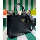 Replica Prada Small leather Prada Symbole Bag With Topstitching 1BA379 Black Replica Prada Small leather Prada Symbole Bag With Topstitching 1BA379 Black
