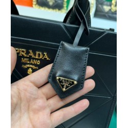 Replica Prada Small leather Prada Symbole Bag With Topstitching 1BA379 Black Replica Prada Small leather Prada Symbole Bag With Topstitching 1BA379 Black