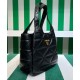 Replica Prada Medium Nappa-leather Tote Bag With Topstitching 1BG450 Black Replica Prada Medium Nappa-leather Tote Bag With Topstitching 1BG450 Black