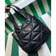 Replica Prada Medium Nappa-leather Tote Bag With Topstitching 1BG450 Black Replica Prada Medium Nappa-leather Tote Bag With Topstitching 1BG450 Black