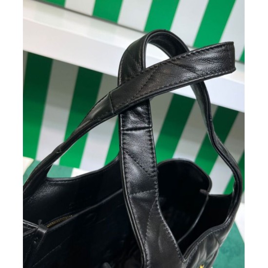 Replica Prada Medium Nappa-leather Tote Bag With Topstitching 1BG450 Black Replica Prada Medium Nappa-leather Tote Bag With Topstitching 1BG450 Black