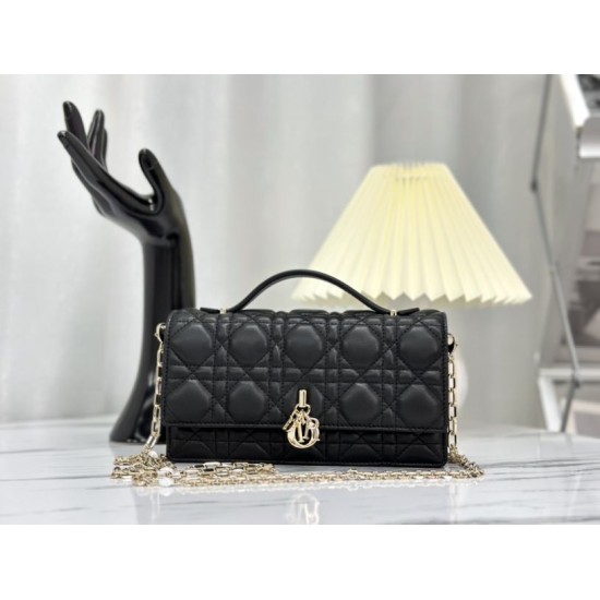 Replica Christian Dior Miss Dior Lady Dior Mini Bag Black Replica Christian Dior Miss Dior Lady Dior Mini Bag Black