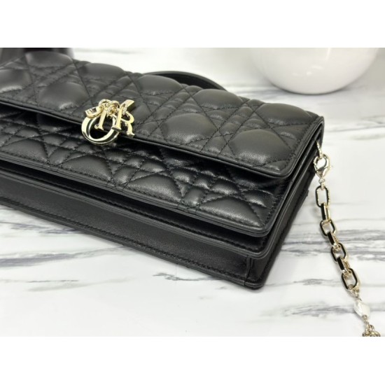 Replica Christian Dior Miss Dior Lady Dior Mini Bag Black Replica Christian Dior Miss Dior Lady Dior Mini Bag Black