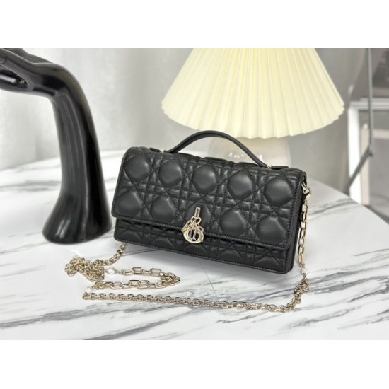 Replica Christian Dior Miss Dior Lady Dior Mini Bag Black Replica Christian Dior Miss Dior Lady Dior Mini Bag Black