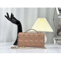 Replica Christian Dior Miss Dior Lady Dior Mini Bag Apricot Replica Christian Dior Miss Dior Lady Dior Mini Bag Apricot