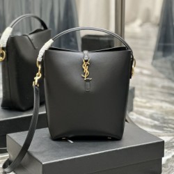 Replica YSL Saint Laurent Le 5 A 7 Bucket Bag Black