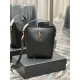 Replica YSL Saint Laurent Le 5 A 7 Bucket Bag Black Replica YSL Saint Laurent Le 5 A 7 Bucket Bag Black