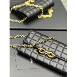 Replica YSL Saint Laurent Le Maillon Chain Wallet Black Replica YSL Saint Laurent Le Maillon Chain Wallet Black