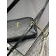 Fake YSL Saint Laurent Gaby Zipped Pouch Chain Bag 18cm Black Replica