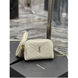 Replica YSL Saint Laurent Gaby Zipped Pouch Chain Bag 18cm White Replica YSL Saint Laurent Gaby Zipped Pouch Chain Bag 18cm White