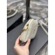 Replica YSL Saint Laurent Gaby Zipped Pouch Chain Bag 18cm White
