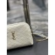 Replica YSL Saint Laurent Gaby Zipped Pouch Chain Bag 18cm White
