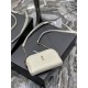 Replica YSL Saint Laurent Gaby Zipped Pouch Chain Bag 18cm White