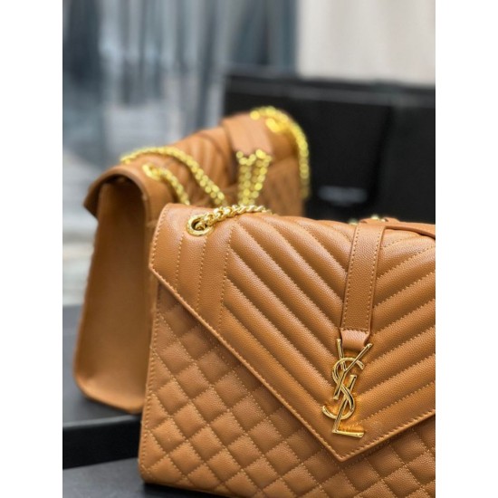 Fake YSL Saint Laurent Large Envelope Bag Mix Matelasse Caramel 31cm Replica Fake YSL Saint Laurent Large Envelope Bag Mix Matelasse Caramel 31cm Replica