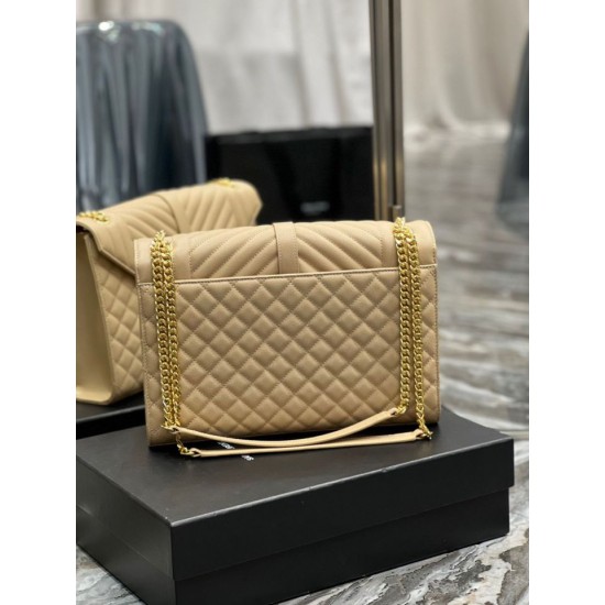 Fake YSL Saint Laurent Large Envelope Bag Mix Matelasse Apricot 31cm Replica Fake YSL Saint Laurent Large Envelope Bag Mix Matelasse Apricot 31cm Replica