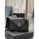 Replica YSL Saint Laurent Large Envelope Bag Mix Matelasse Black 31cm Fake YSL Saint Laurent Large Envelope Bag Mix Matelasse Black 31cm Replica