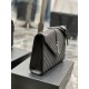 Replica YSL Saint Laurent Large Envelope Bag Mix Matelasse Black 31cm Fake YSL Saint Laurent Large Envelope Bag Mix Matelasse Black 31cm Replica